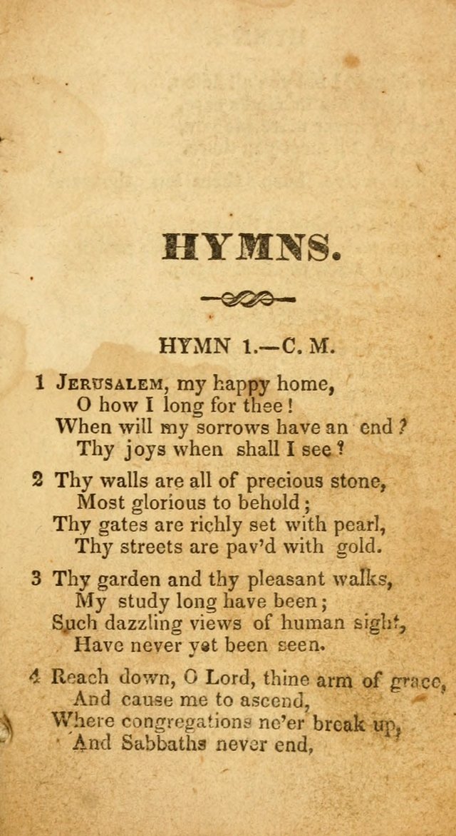 The New and Improved Camp Meeting Hymn Book: being a choice selection of hymns from the most approved authors. Designed to aid in the public and private devotions of Christians page 12