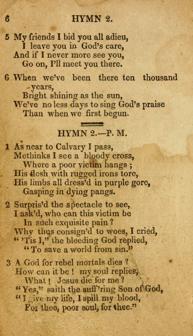 The New and Improved Camp Meeting Hymn Book: being a choice selection of hymns from the most approved authors. Designed to aid in the public and private devotions of Christians page 13