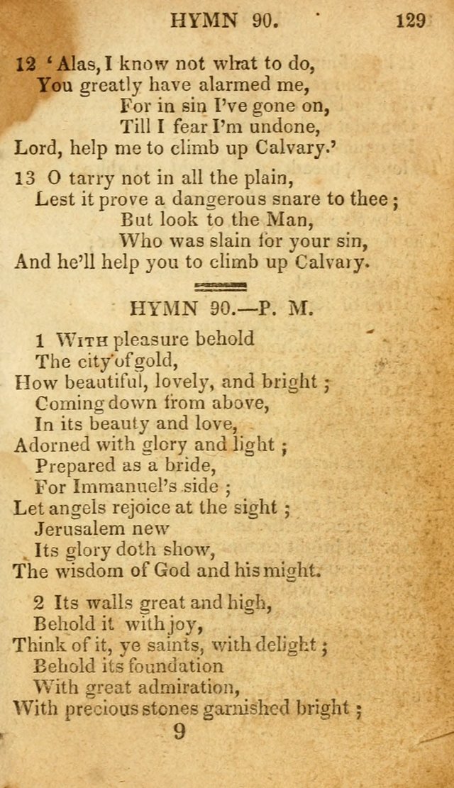 The New and Improved Camp Meeting Hymn Book: being a choice selection of hymns from the most approved authors. Designed to aid in the public and private devotions of Christians page 136