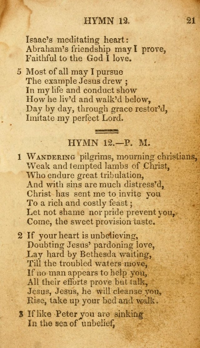 The New and Improved Camp Meeting Hymn Book: being a choice selection of hymns from the most approved authors. Designed to aid in the public and private devotions of Christians page 28