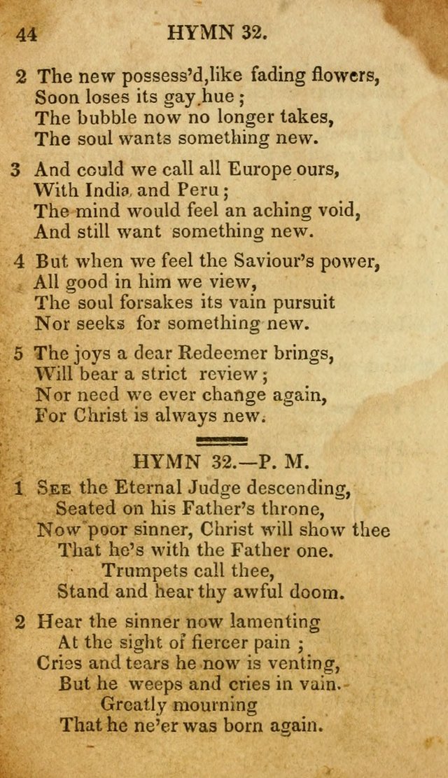 The New and Improved Camp Meeting Hymn Book: being a choice selection of hymns from the most approved authors. Designed to aid in the public and private devotions of Christians page 51