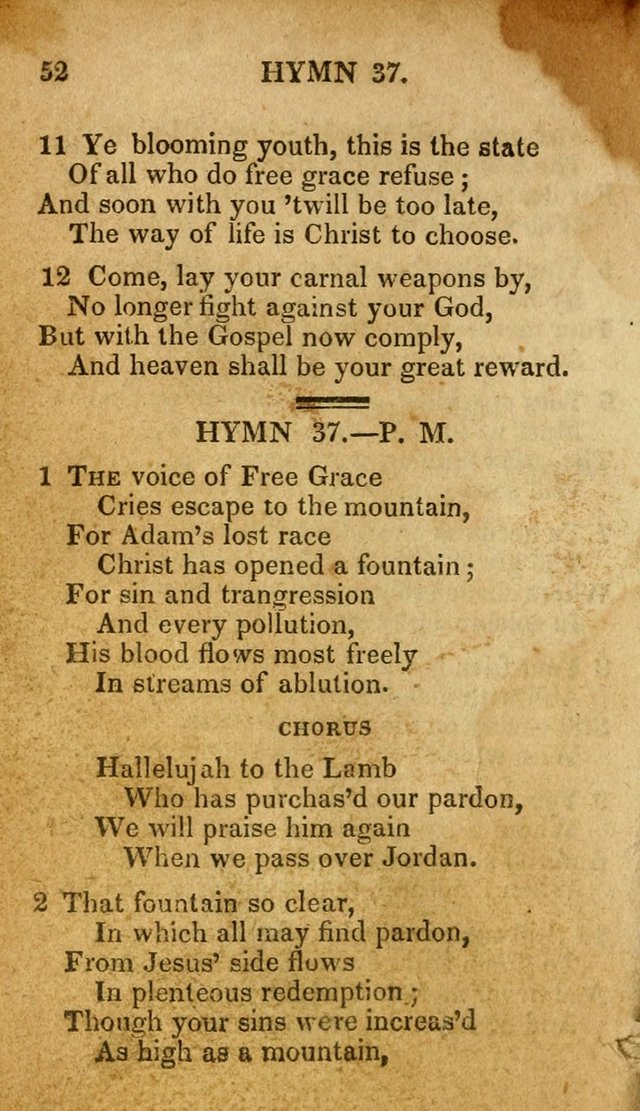 The New and Improved Camp Meeting Hymn Book: being a choice selection of hymns from the most approved authors. Designed to aid in the public and private devotions of Christians page 59