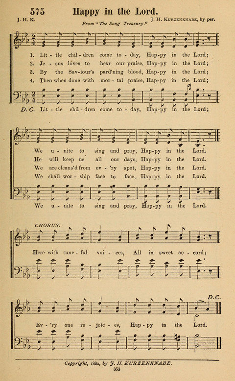 The New Jubilee Harp: or Christian hymns and song. a new collection of hymns and tunes for public and social worship page 353