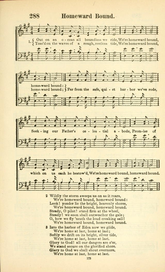 The New Jubilee Harp: or Christian hymns and songs. a new collection of hymns and tunes for public and social worship (With supplement) page 173