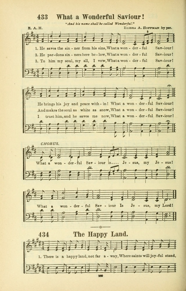 The New Jubilee Harp: or Christian hymns and songs. a new collection of hymns and tunes for public and social worship (With supplement) page 264