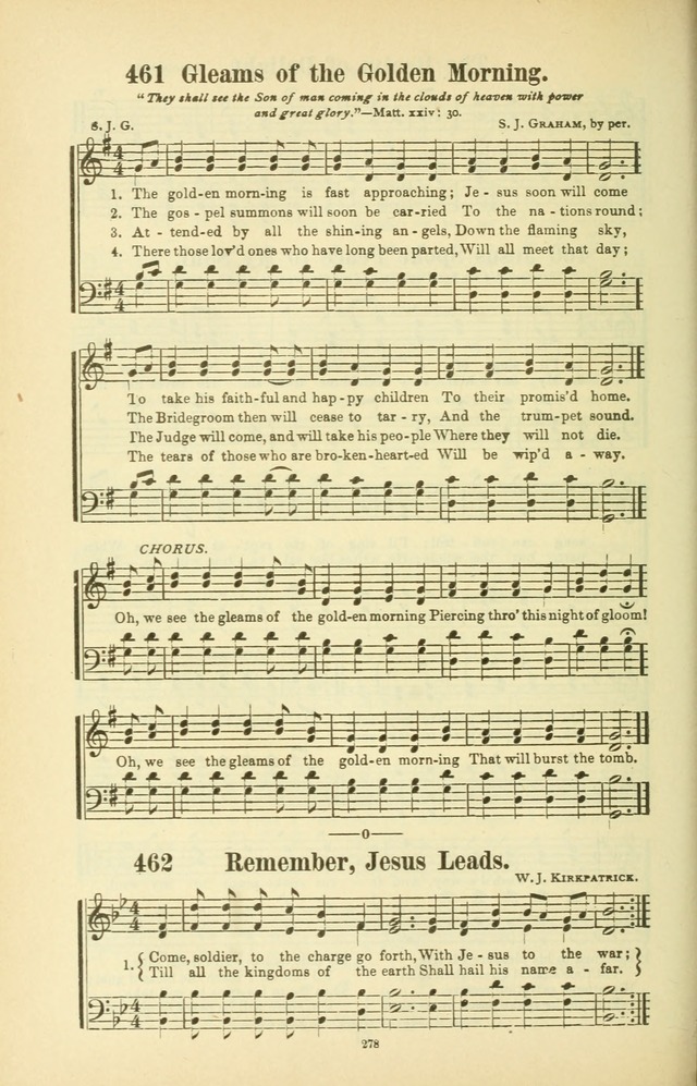 The New Jubilee Harp: or Christian hymns and songs. a new collection of hymns and tunes for public and social worship (With supplement) page 282