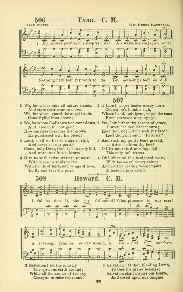 The New Jubilee Harp: or Christian hymns and songs. a new collection of hymns and tunes for public and social worship (With supplement) page 304
