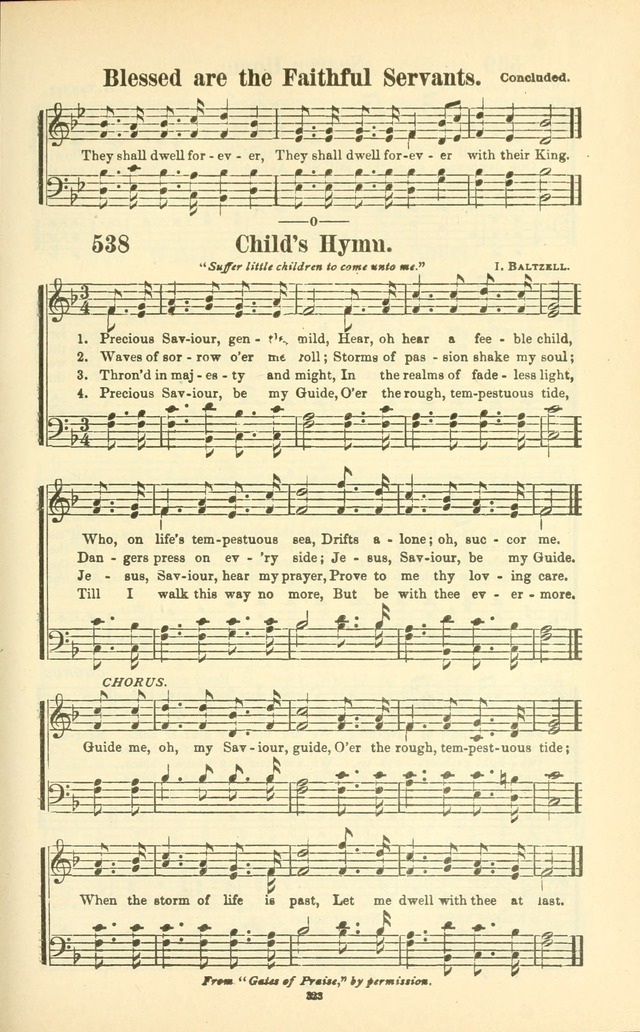 The New Jubilee Harp: or Christian hymns and songs. a new collection of hymns and tunes for public and social worship (With supplement) page 327