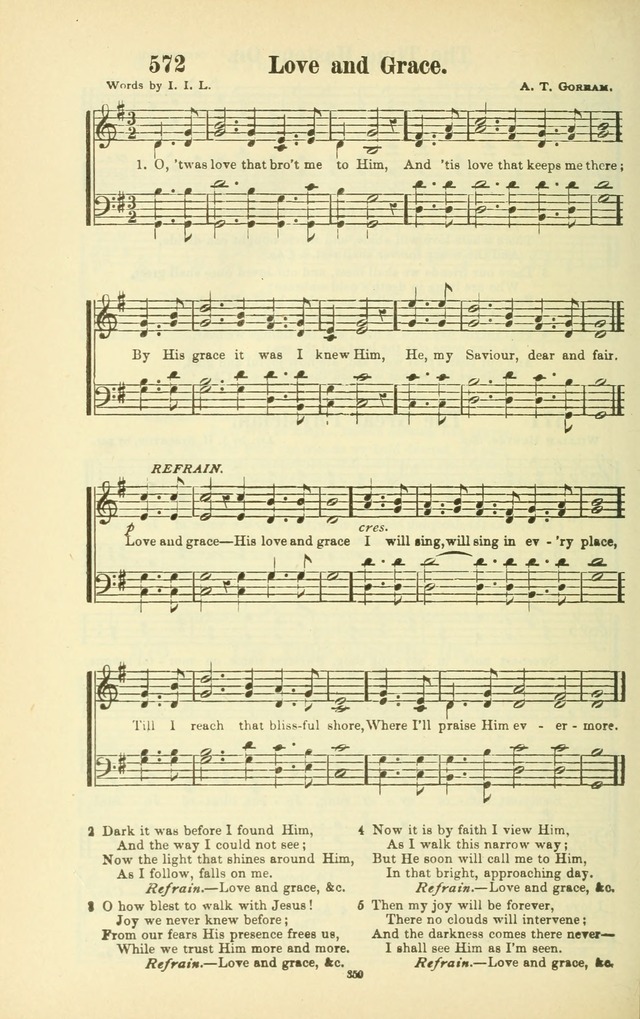 The New Jubilee Harp: or Christian hymns and songs. a new collection of hymns and tunes for public and social worship (With supplement) page 354