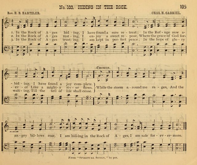New Life No. 2: songs and tunes for Sunday schools, prayer meetings, and revival occasions page 105