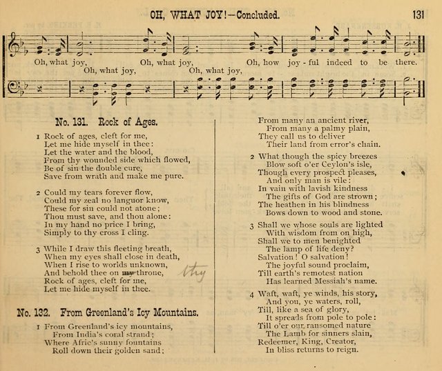 New Life No. 2: songs and tunes for Sunday schools, prayer meetings, and revival occasions page 131