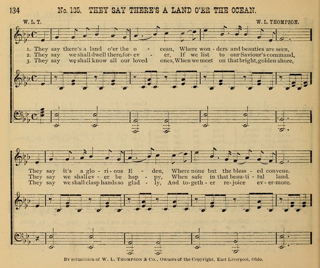 New Life No. 2: songs and tunes for Sunday schools, prayer meetings, and revival occasions page 134