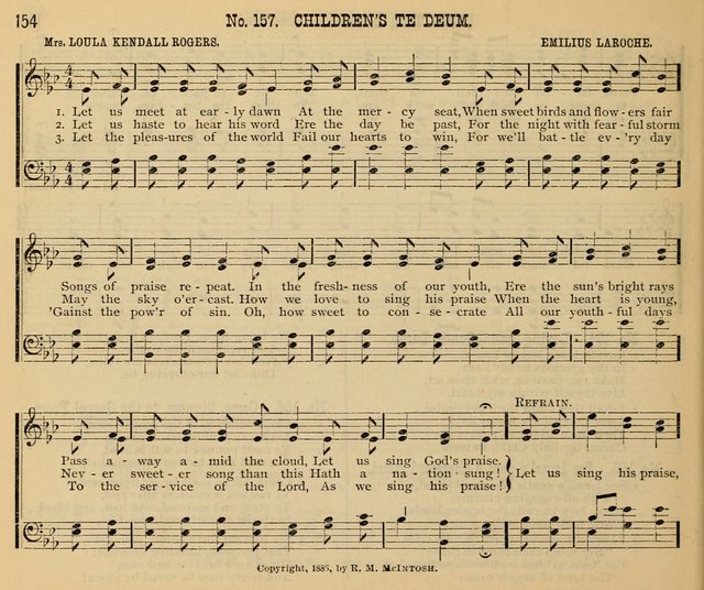 New Life No. 2: songs and tunes for Sunday schools, prayer meetings, and revival occasions page 154