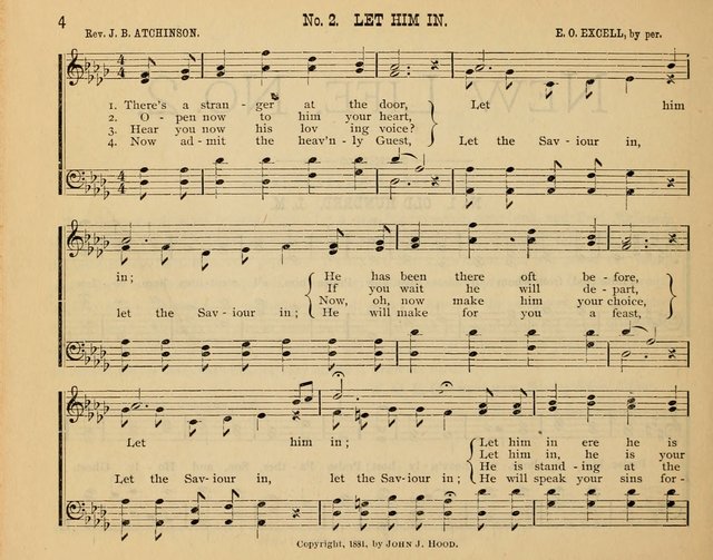 New Life No. 2: songs and tunes for Sunday schools, prayer meetings, and revival occasions page 4