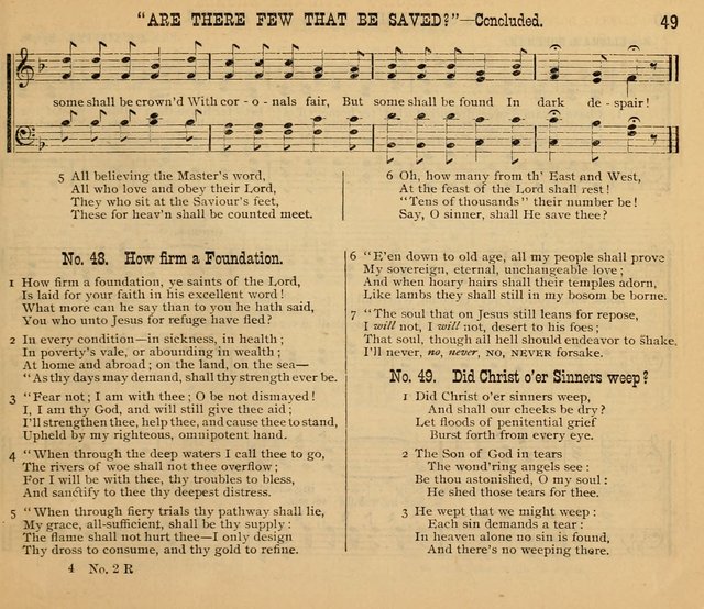 New Life No. 2: songs and tunes for Sunday schools, prayer meetings, and revival occasions page 49
