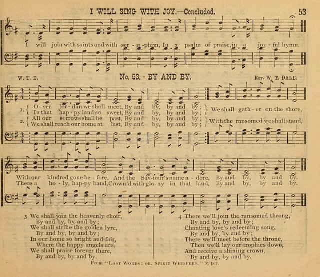 New Life No. 2: songs and tunes for Sunday schools, prayer meetings, and revival occasions page 53