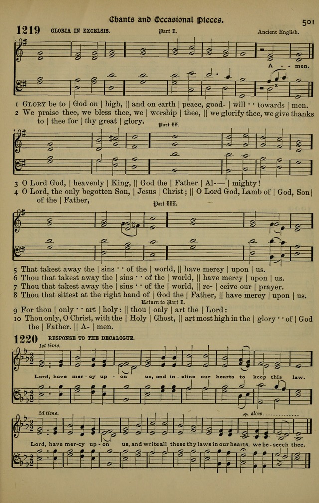The New Laudes Domini: a selection of spiritual songs, ancient and modern for use in Baptist churches page 501
