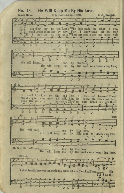 New Melodies: a Collection of Sacred Songs For All Purposes page 13