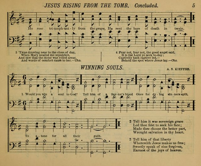 New Melodies of Praise: a collection of new tunes and hymns, for the Sabbath School and praise meeting page 10