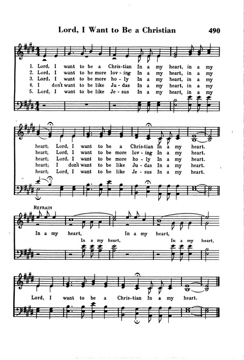 The New National Baptist Hymnal page 485