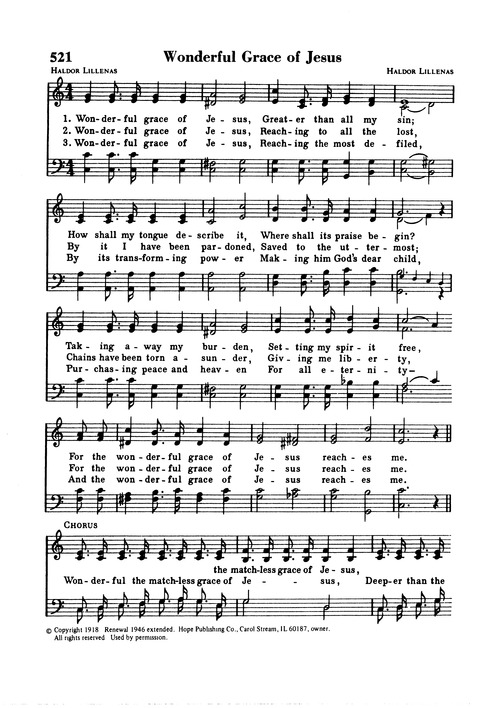The New National Baptist Hymnal page 522