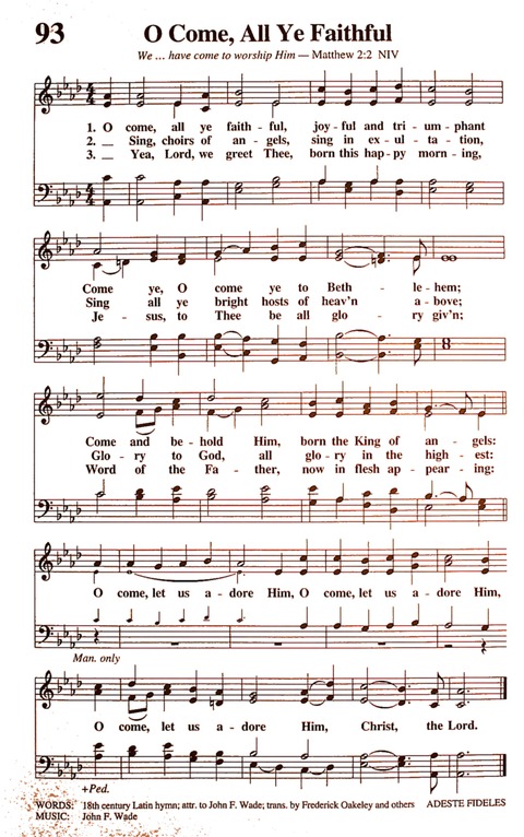 The New National Baptist Hymnal (21st Century Edition) page 104