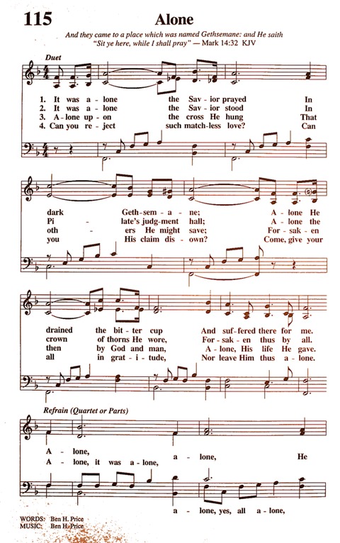 The New National Baptist Hymnal (21st Century Edition) page 128