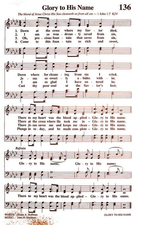 The New National Baptist Hymnal (21st Century Edition) page 153