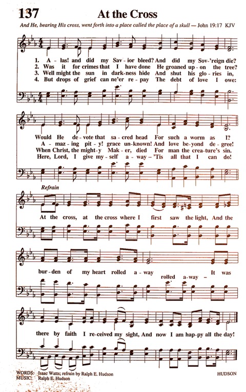 The New National Baptist Hymnal (21st Century Edition) page 154