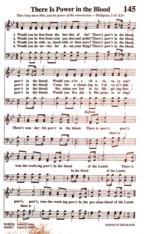 The New National Baptist Hymnal (21st Century Edition) page 165