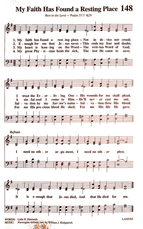 The New National Baptist Hymnal (21st Century Edition) page 169