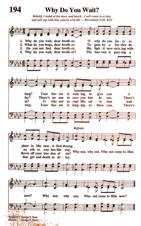 The New National Baptist Hymnal (21st Century Edition) page 222