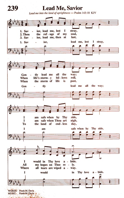 The New National Baptist Hymnal (21st Century Edition) page 272