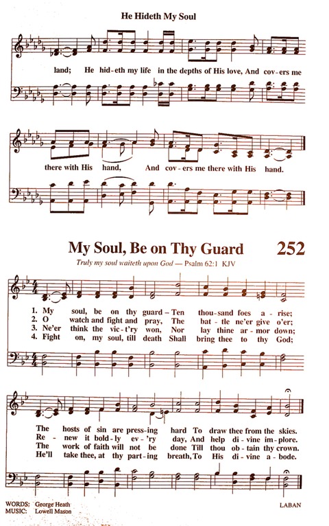 The New National Baptist Hymnal (21st Century Edition) page 289