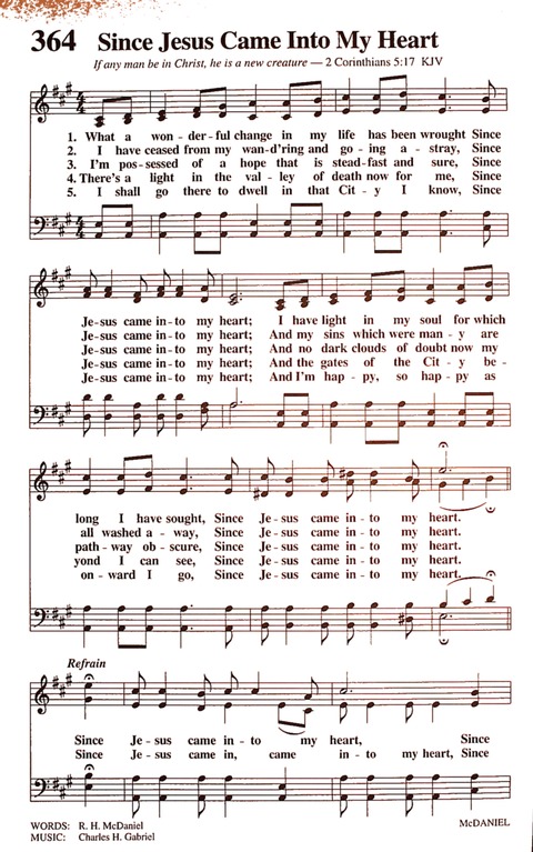 The New National Baptist Hymnal (21st Century Edition) page 424