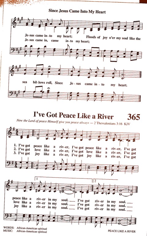 The New National Baptist Hymnal (21st Century Edition) page 425