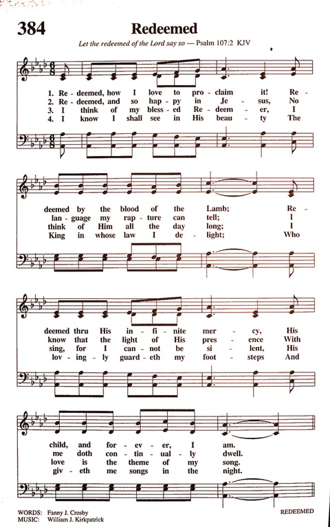 The New National Baptist Hymnal (21st Century Edition) page 454