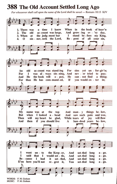 The New National Baptist Hymnal (21st Century Edition) page 462