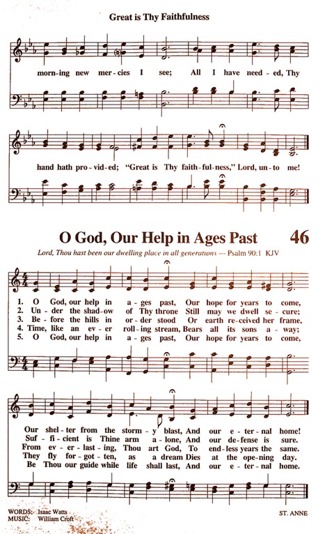 The New National Baptist Hymnal (21st Century Edition) page 49