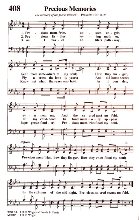 The New National Baptist Hymnal (21st Century Edition) page 498