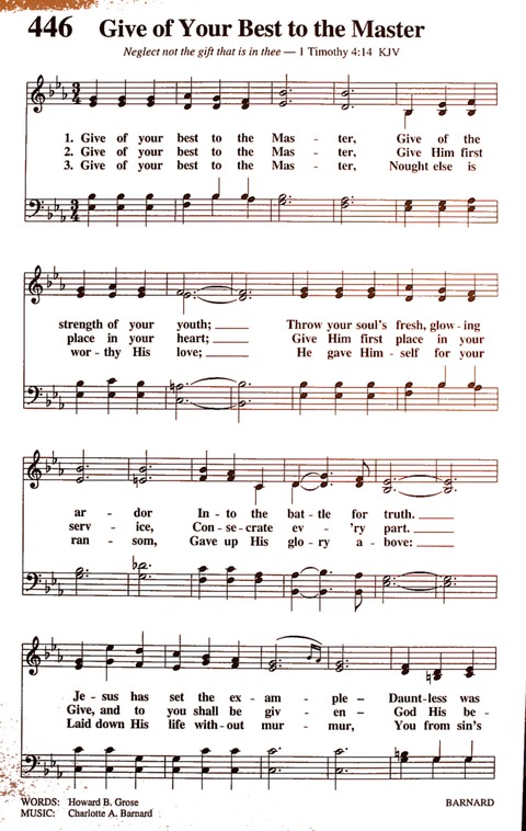 The New National Baptist Hymnal (21st Century Edition) page 552