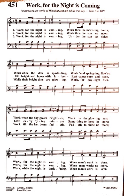 The New National Baptist Hymnal (21st Century Edition) page 558