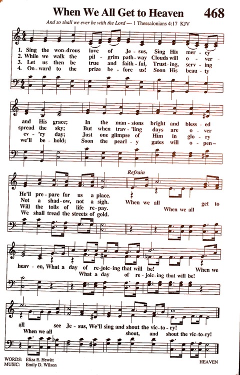 The New National Baptist Hymnal (21st Century Edition) page 581