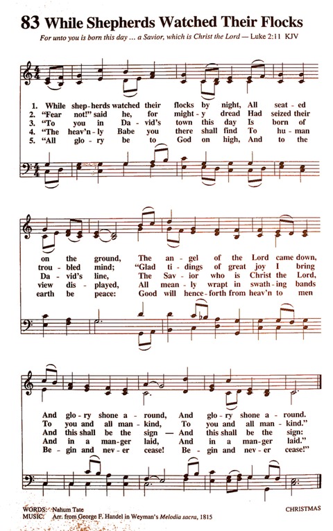 The New National Baptist Hymnal (21st Century Edition) page 94