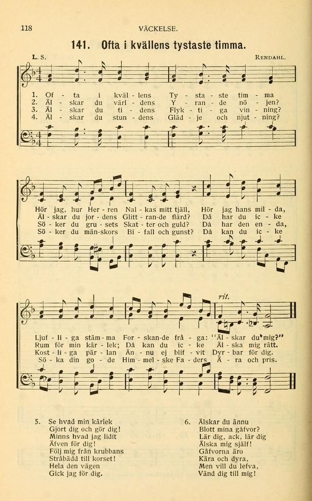 Nya Psalmisten: sånger för allmän och enskild uppbyggelse page 118