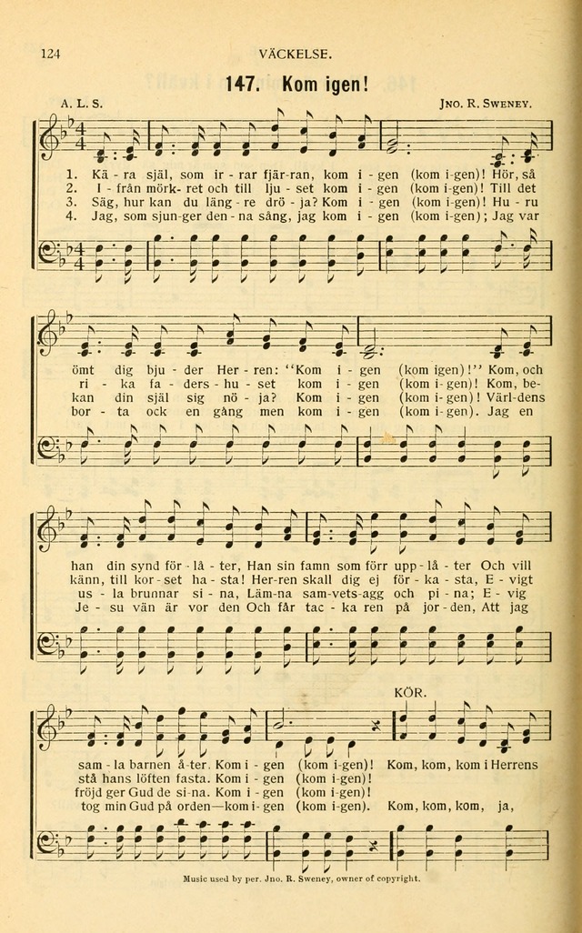 Nya Psalmisten: sånger för allmän och enskild uppbyggelse page 124