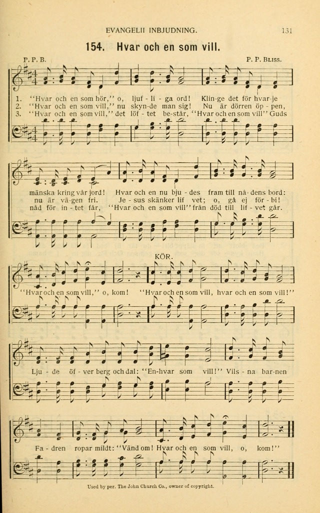 Nya Psalmisten: sånger för allmän och enskild uppbyggelse page 131
