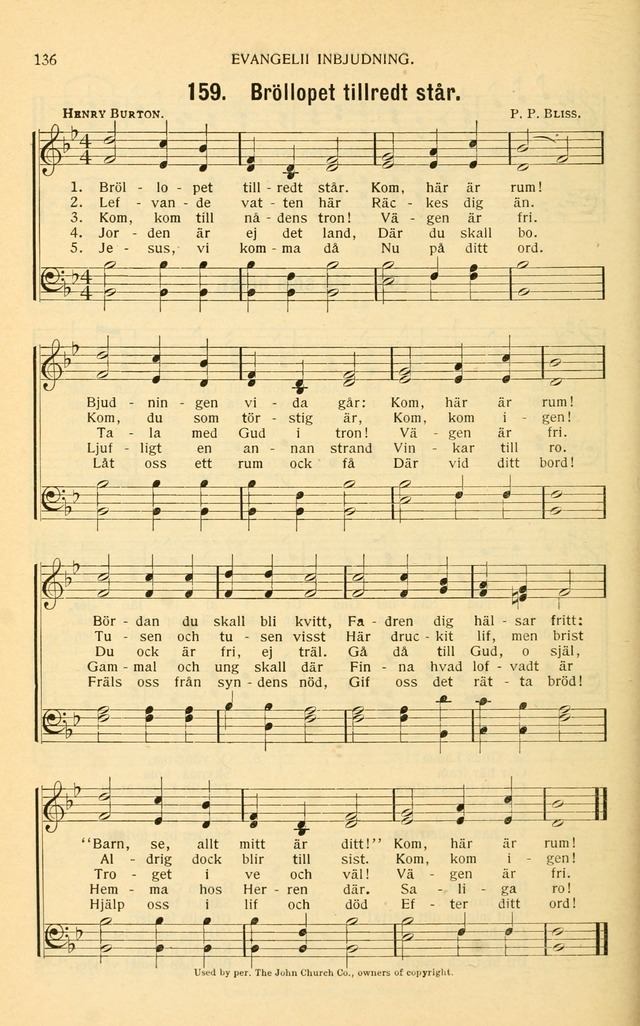 Nya Psalmisten: sånger för allmän och enskild uppbyggelse page 136