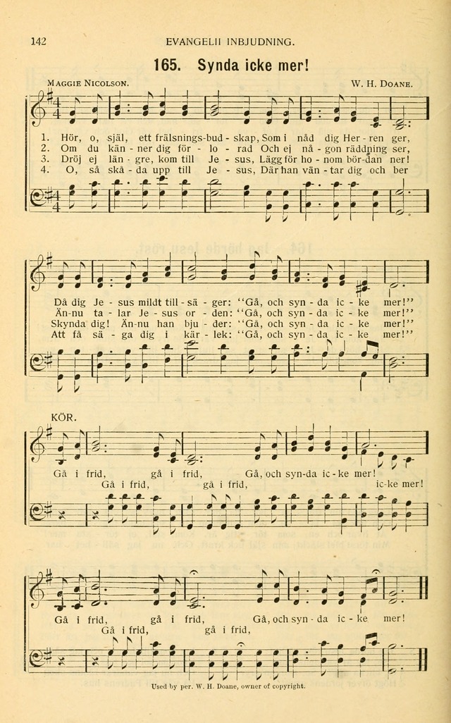 Nya Psalmisten: sånger för allmän och enskild uppbyggelse page 142
