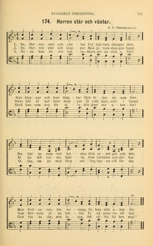 Nya Psalmisten: sånger för allmän och enskild uppbyggelse page 151